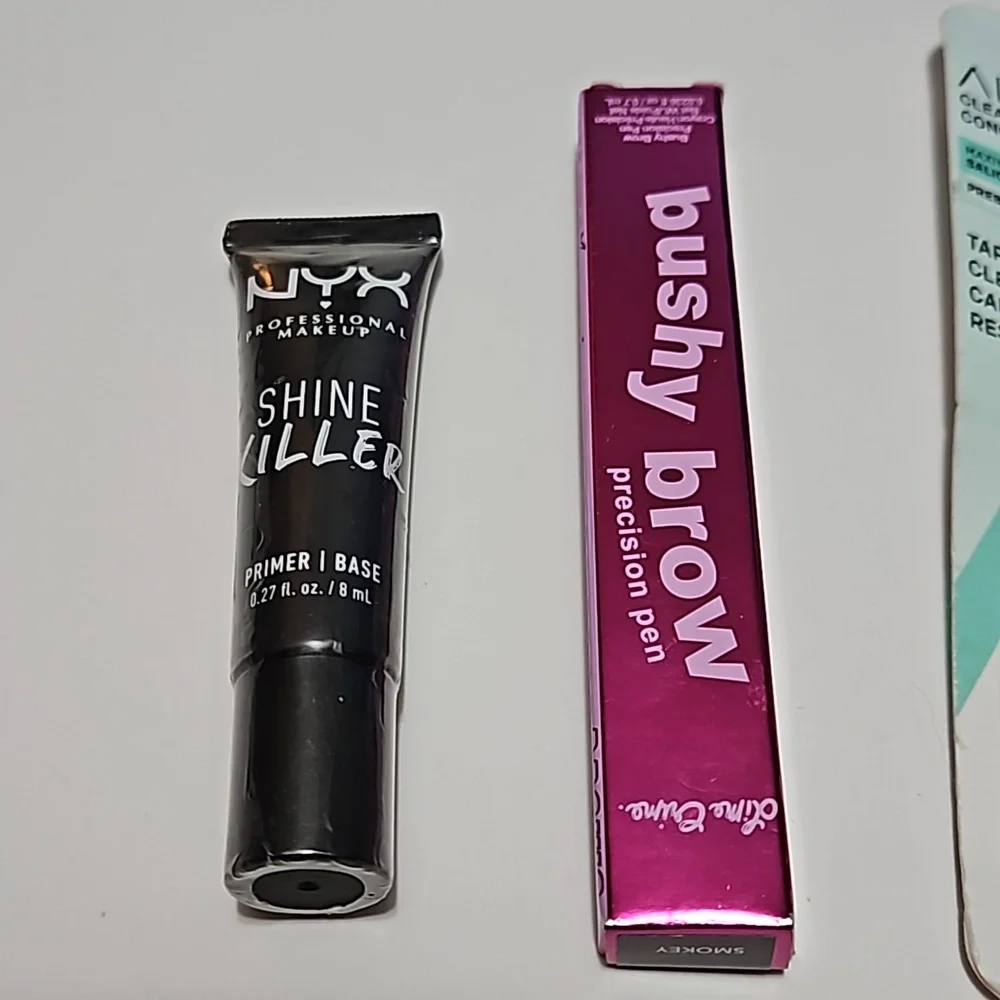 Beauty Bundle Almay Concealers NYX Shine Killer Primer Rimmel Eyeliner Gel